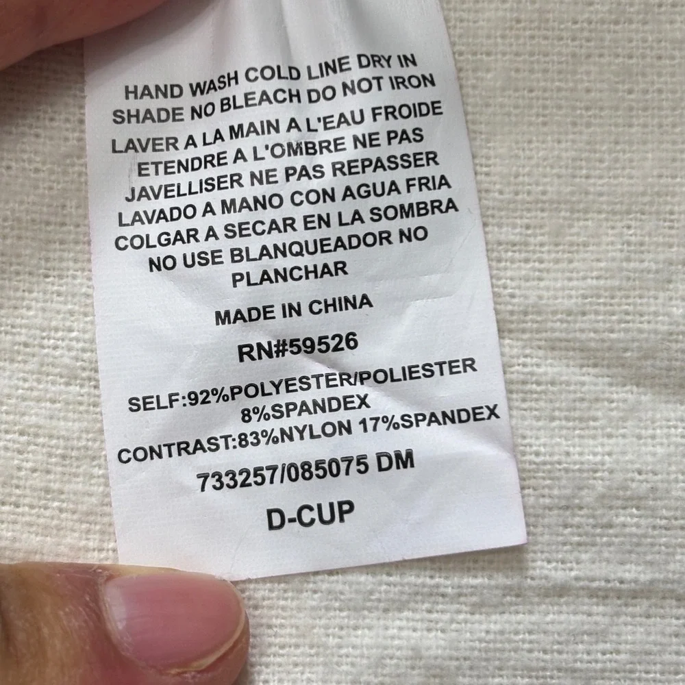 D bra cup bikini